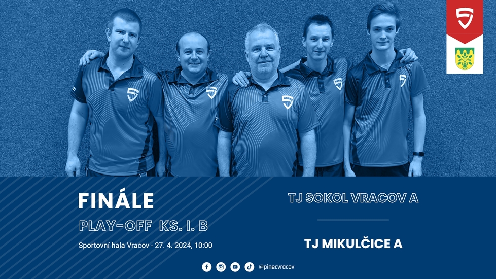 Finále play-off o postup do divize: Vracov vyzve Mikulčice v atraktivním derby